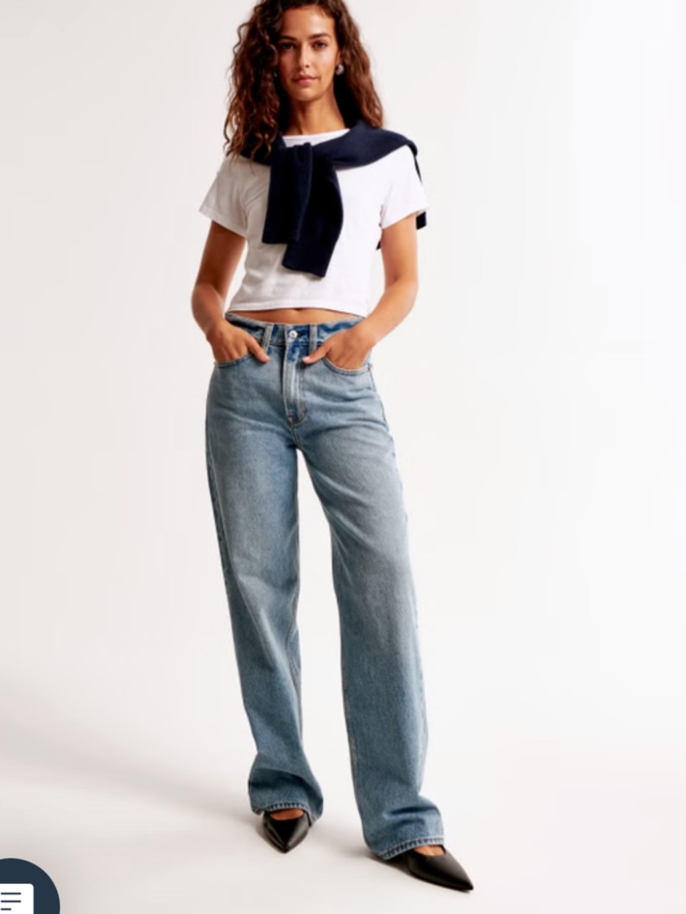 Abercrombie & Fitch The Baggy mid rise Women's Jeans
